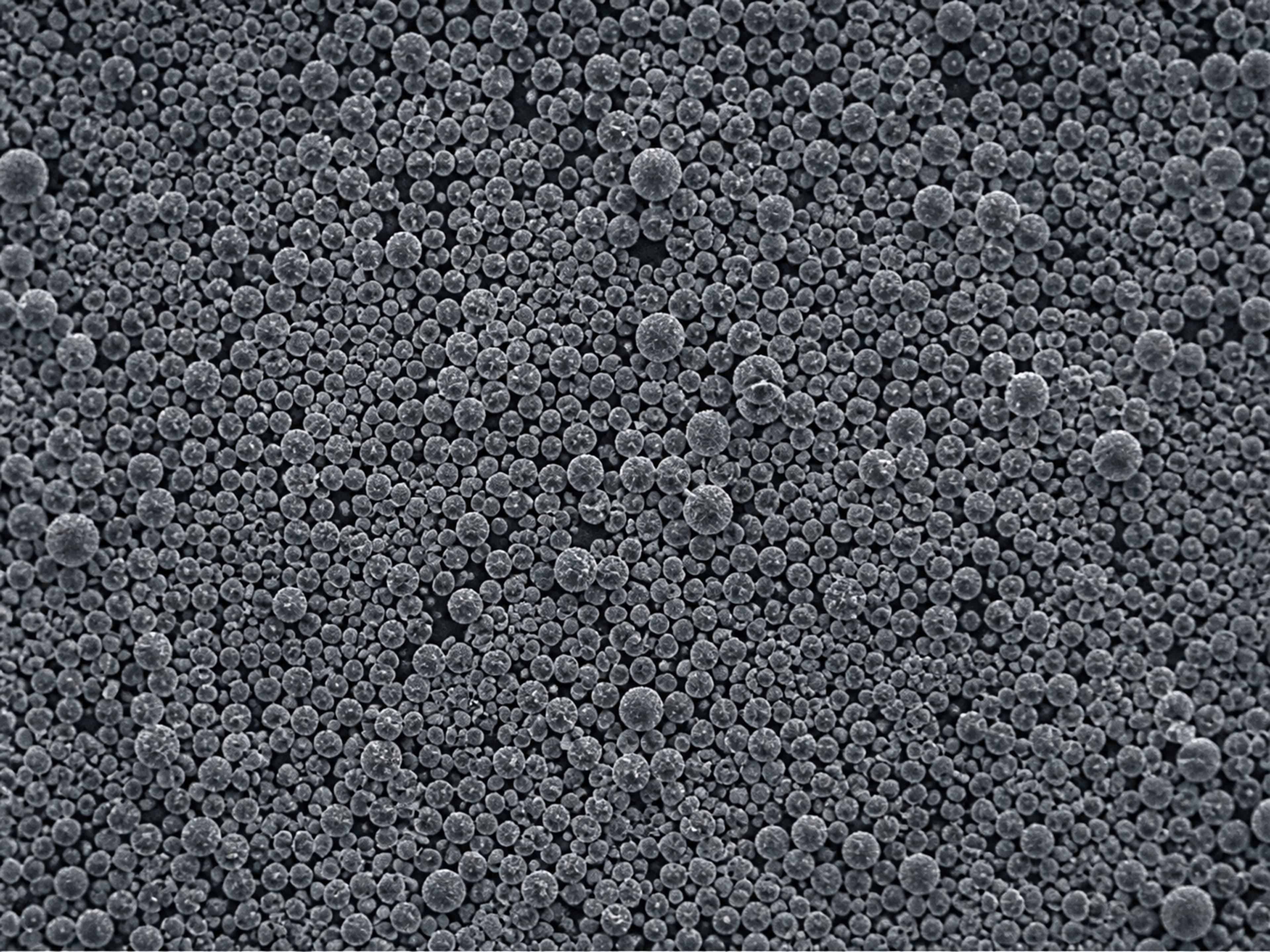 AMMatz tungsten powder microscopy image